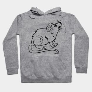 Stick figure mouse Hoodie